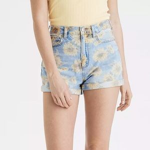 Womens Floral Mom Shorts (American Eagle)